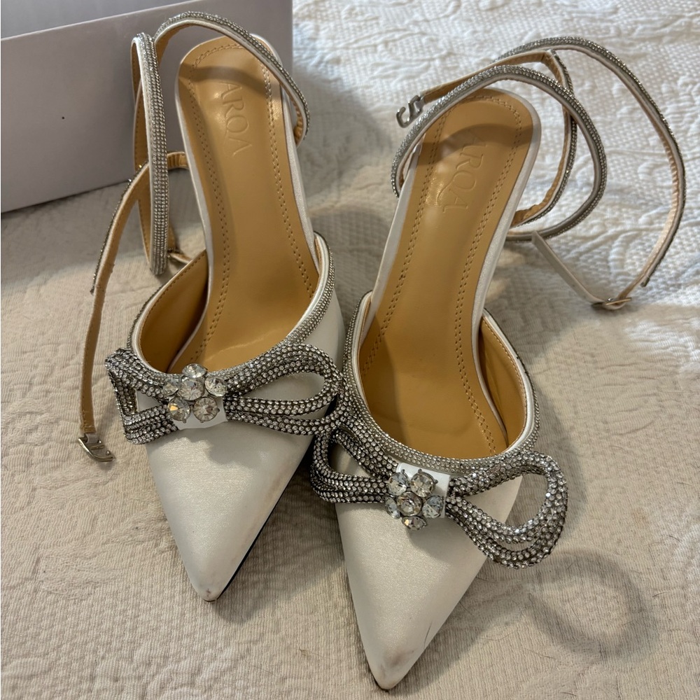 Bridal Heel with Rhinestones